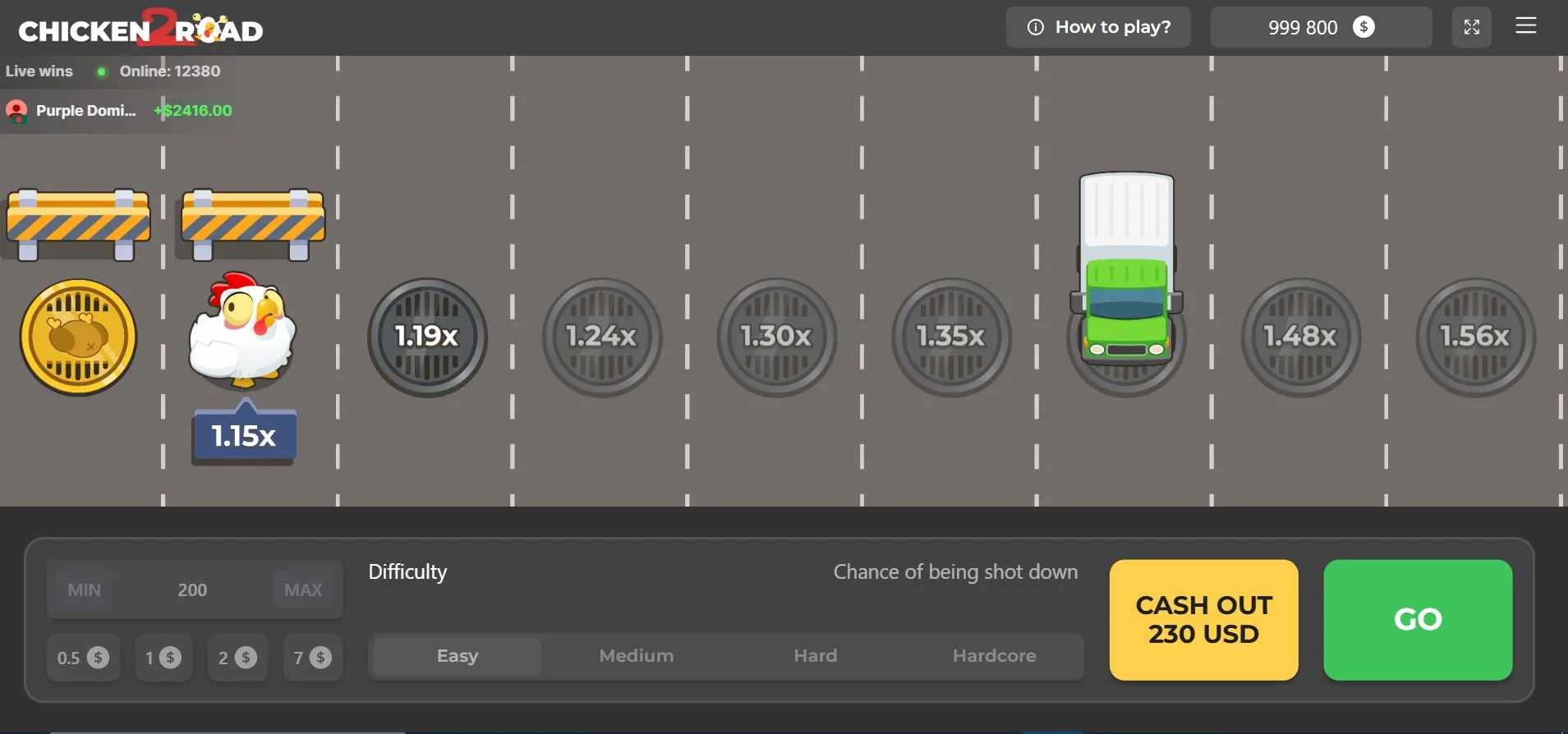 Niveau Moyen - Interface standard